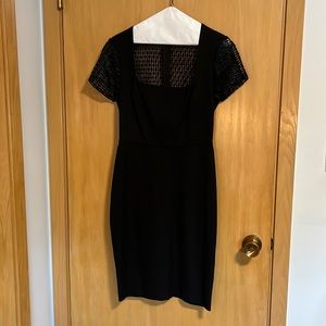 Never worn beautiful Roland Mouret for Banana Republic black sheath